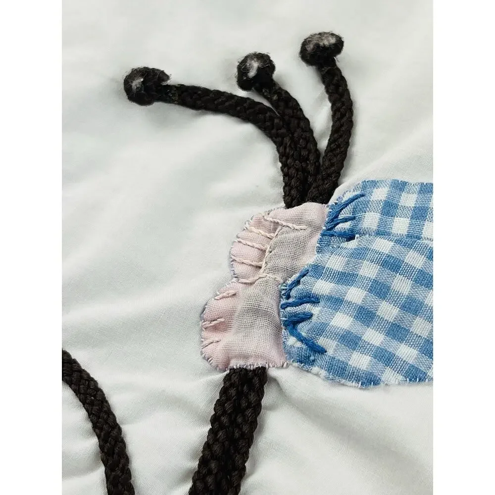 Vintage Girl Bonnet Sunbonnet Baby Quilt Horse 3D Handmade Hearts Sue Boy Riding